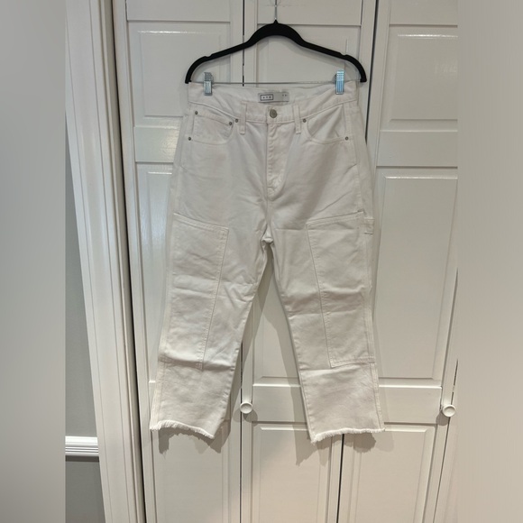 NWOT AYR Cropped Carpenter Wide Leg High Rise Jeans - Picture 1 of 3